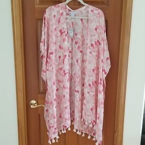 Nordstrom Print Tassle Duster